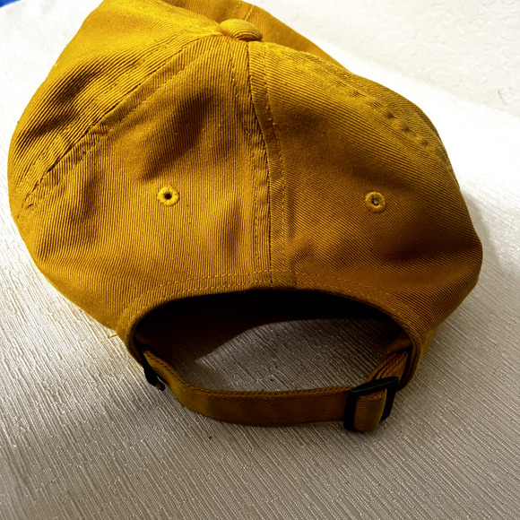 Jack Wills Yellow Snapback Hat Embroidered Pheasant Bird Logo - Picture 3 of 5